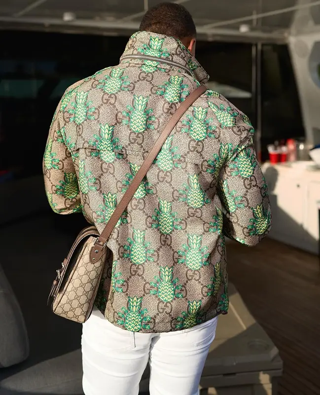 BandMan Kevo outfit in Gucci and Amiri, 2022