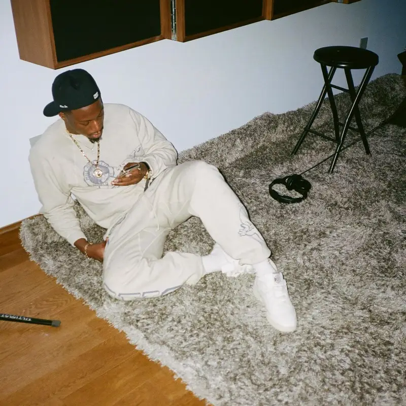 Joey Badass outfit in Saint Michael and Reebok, 2022
