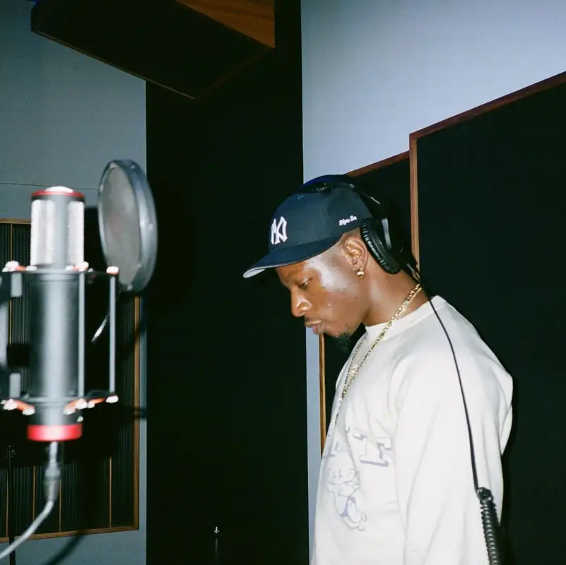 Joey Badass outfit in Saint Michael and Reebok, 2022