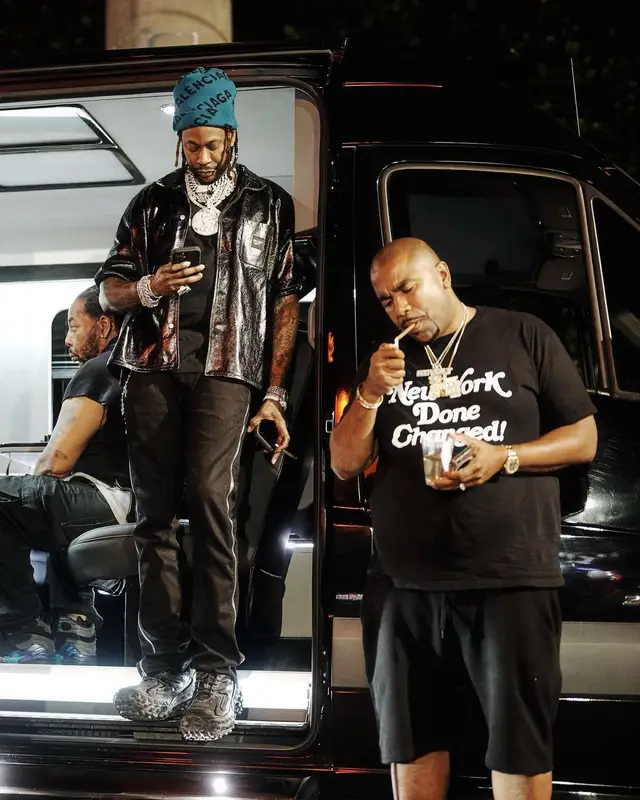 2 Chainz outfit in Gallery Dept. and Balenciaga, 2022