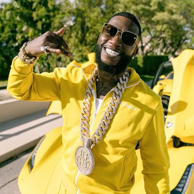 Gucci Mane outfit in Palm Angels, Alexander McQueen, and Cartier, 2022