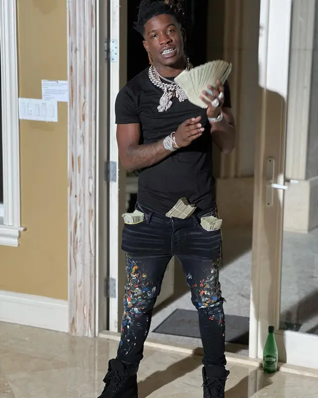 Hot Boii outfit in Amiri and Timberland, 2022