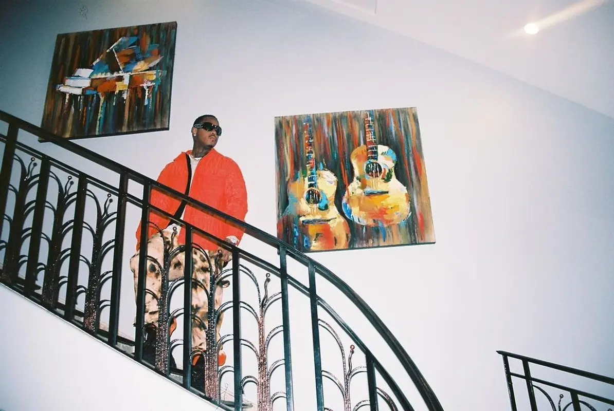 Jeremih outfit in Amiri and Mi Manera, 2022