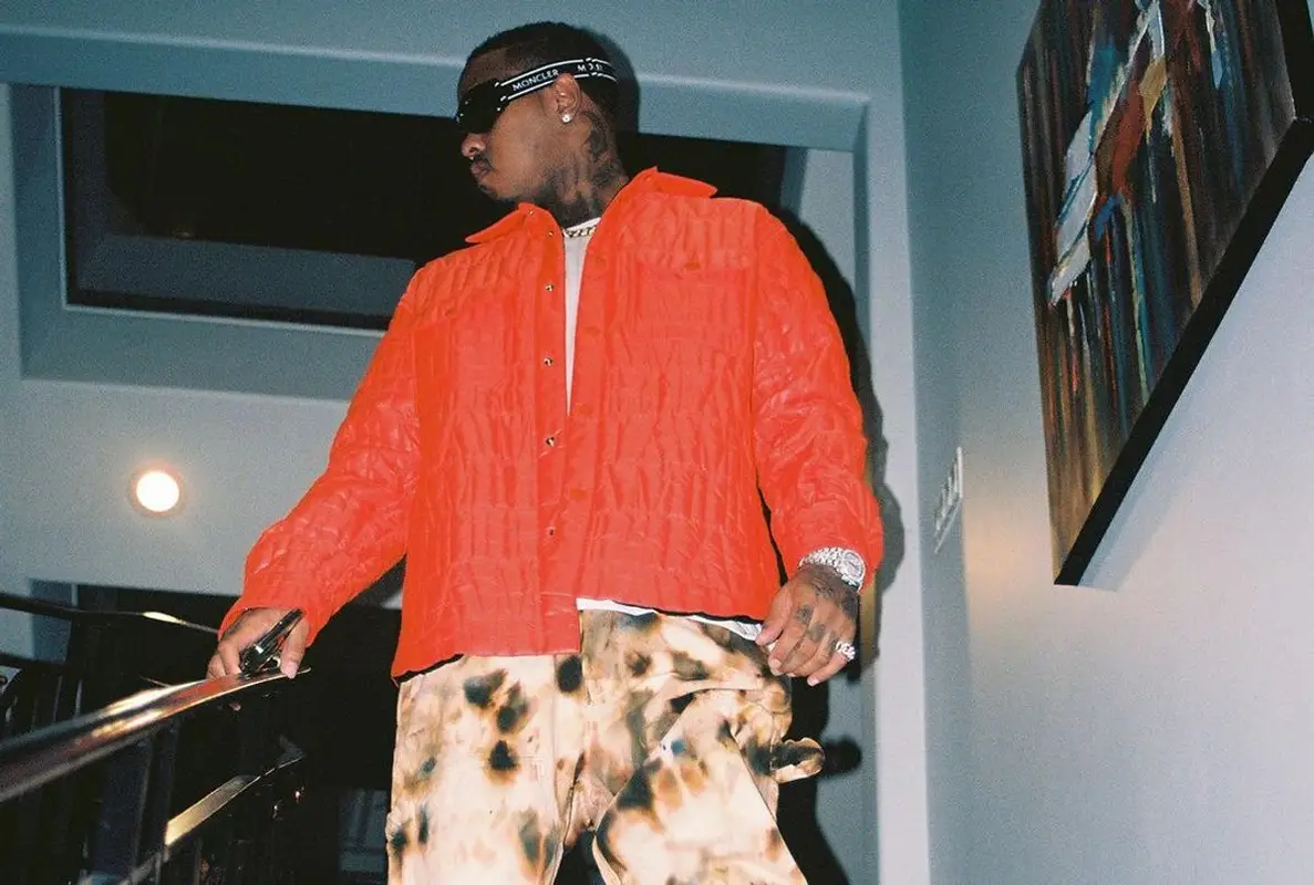 Jeremih outfit in Amiri and Mi Manera, 2022