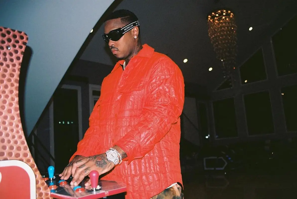 Jeremih outfit in Amiri and Mi Manera, 2022