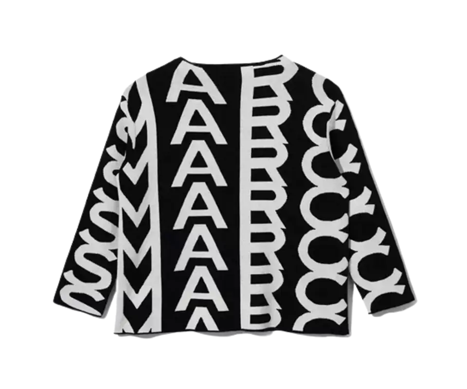 Marc Jacobs Monogram Oversized Knit Sweater $495