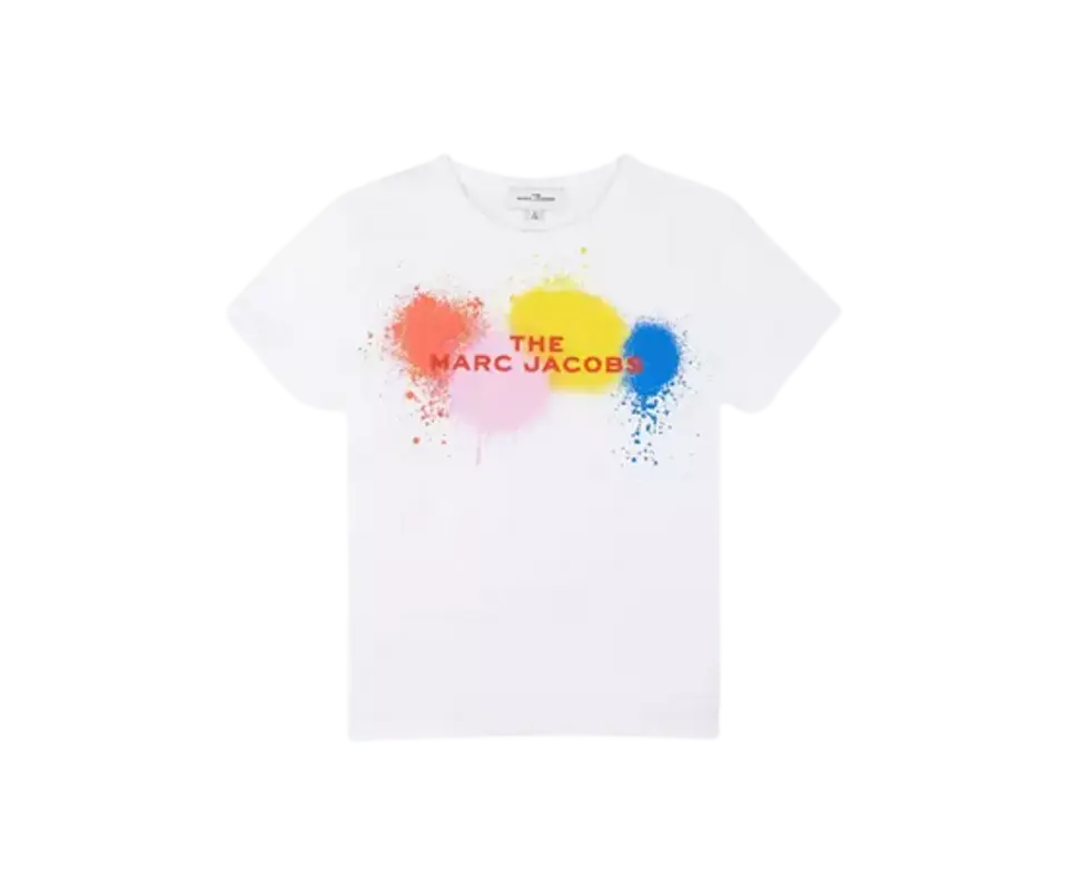 Marc Jacobs Logo Paint T-Shirt $50