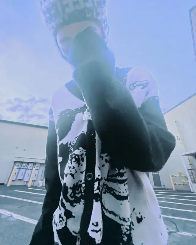 TheHxliday outfit in Converse, Half Evil 333, and Rick Owens, 2022