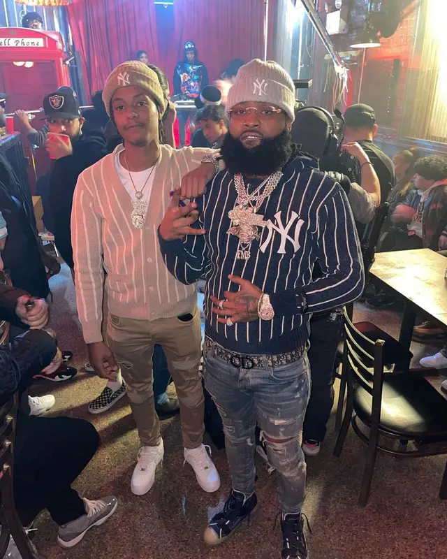 Sada Baby outfit in MLB, New Era, and Kith, 2022