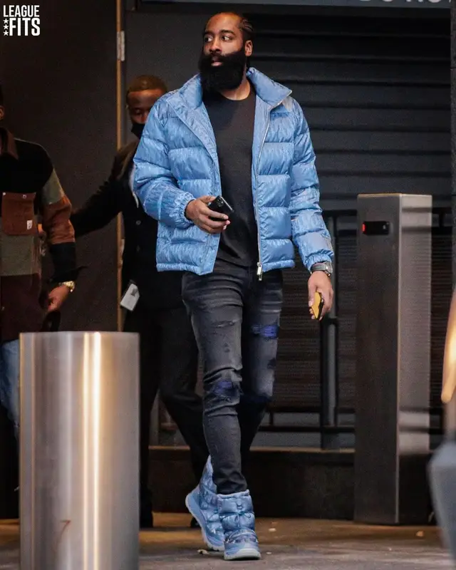 James Harden outfit in Dior and Amiri, 2022