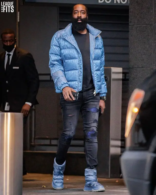 James Harden outfit in Dior and Amiri, 2022
