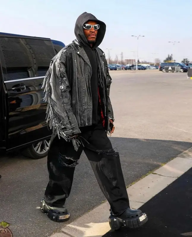 ASAP Nast outfit in Balenciaga, 2022