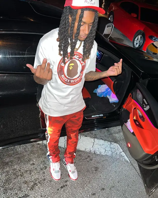 FCG Heem outfit in Bape, Chrome Hearts, and Matty Boy, 2022