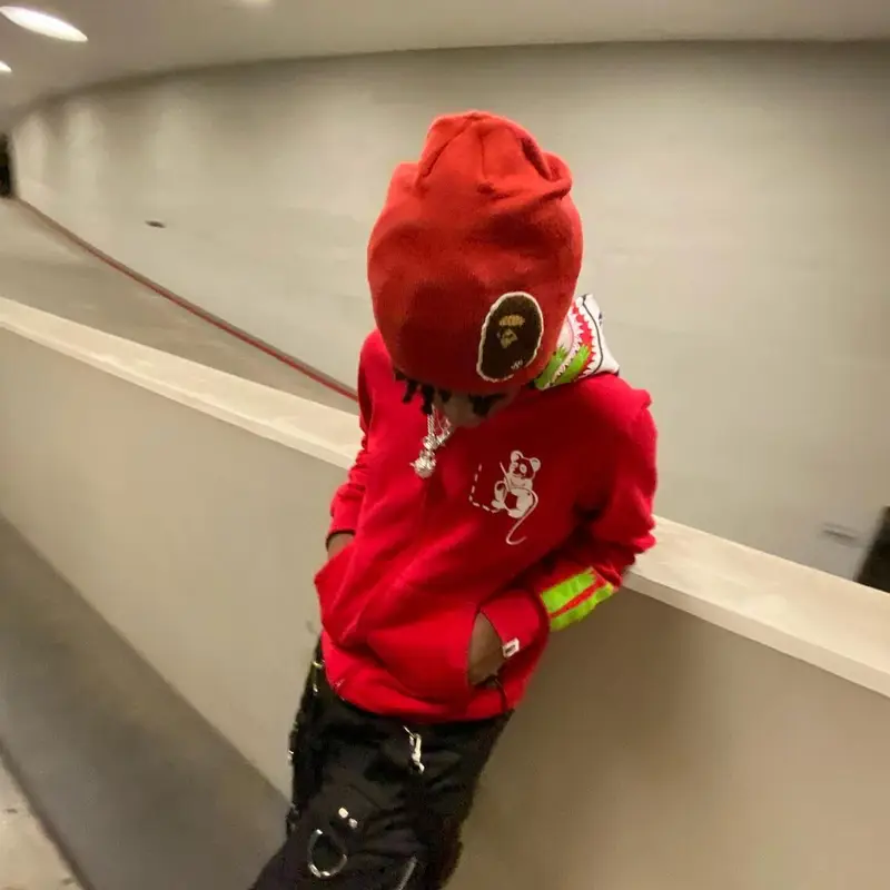 sgpwes outfit in Dr. Martens, Bape, and No Name, 2021