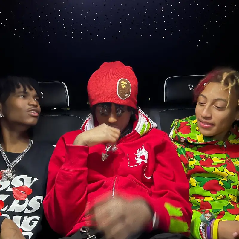 Slump6s outfit in Bape, Mnml, and No Name, 2021