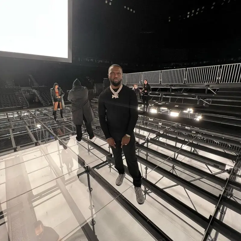 Headie One outfit in Givenchy, 2022