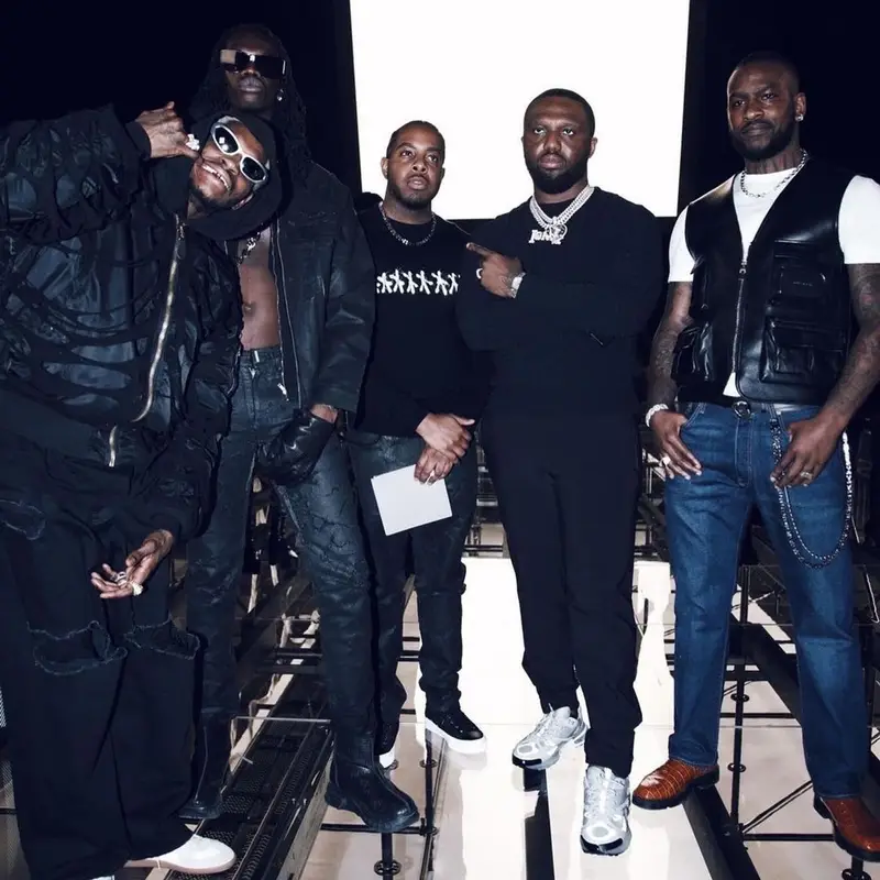 Headie One outfit in Givenchy, 2022