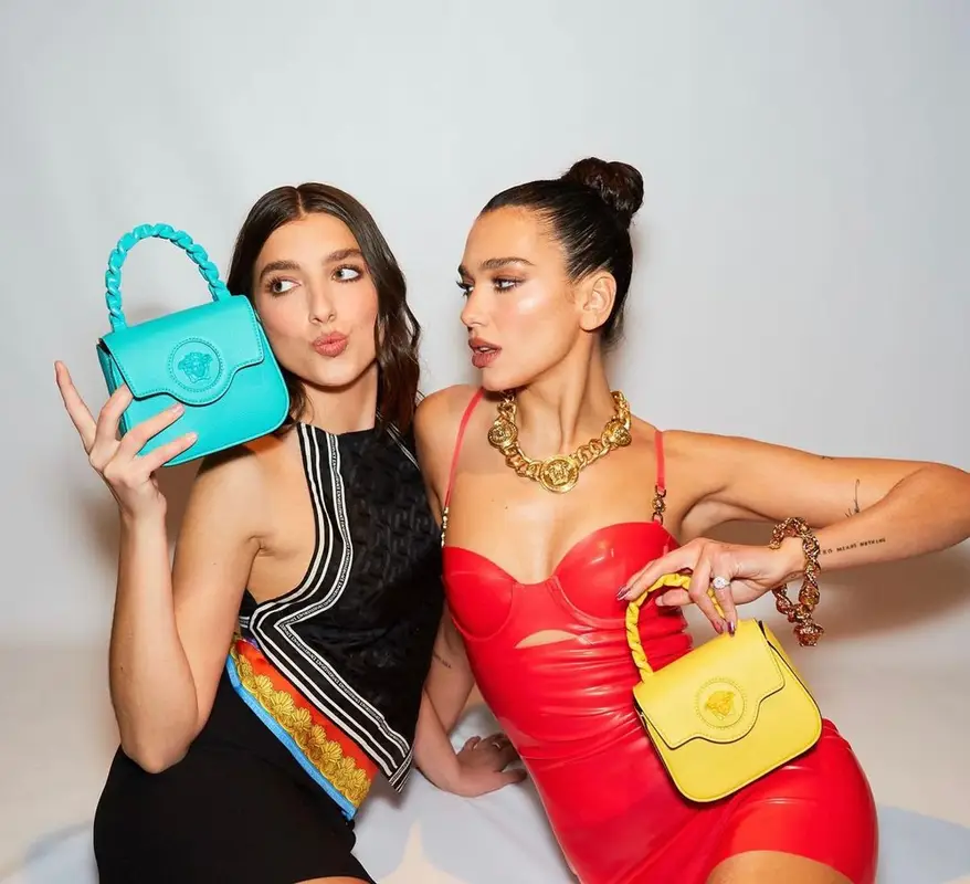Dua Lipa outfit in Versace, 2022