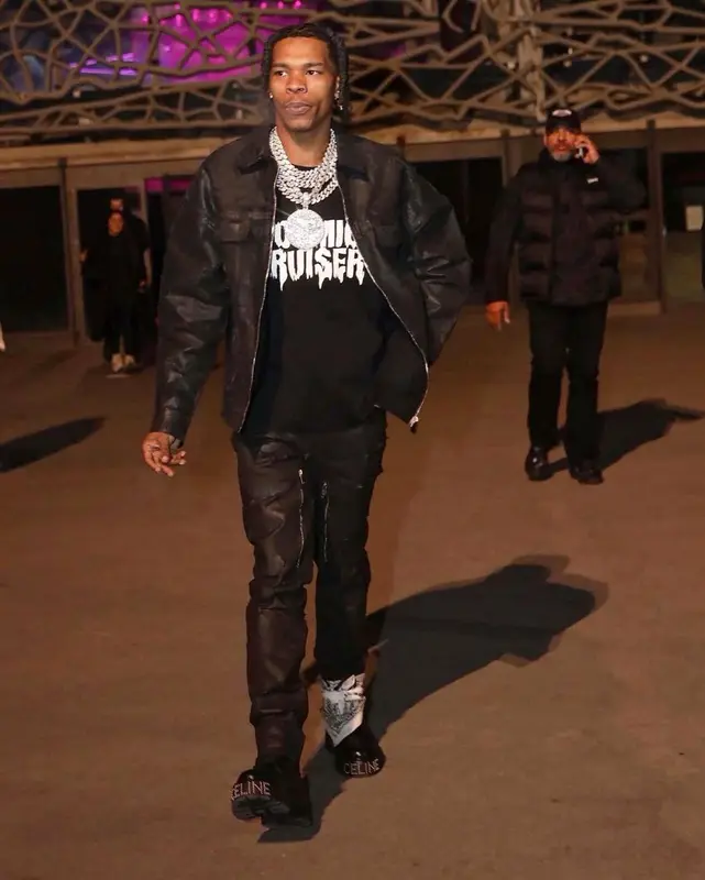 Lil Baby outfit in Givenchy and Celine, 2022