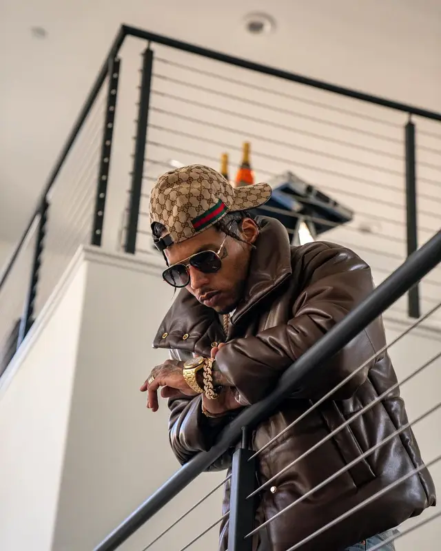Kid Ink outfit in Gucci, 2022