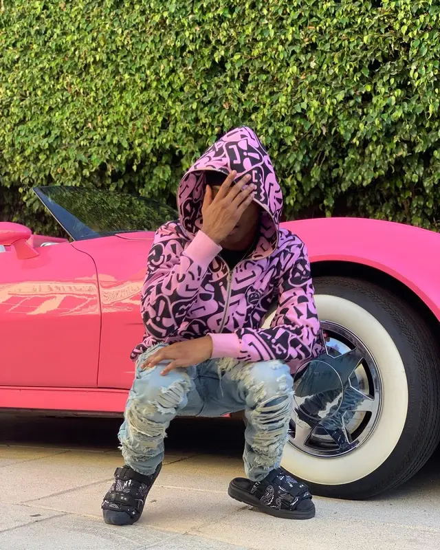 Yvngxchris outfit in DotComCrash, B.B. Simon, and Visvim, 2022