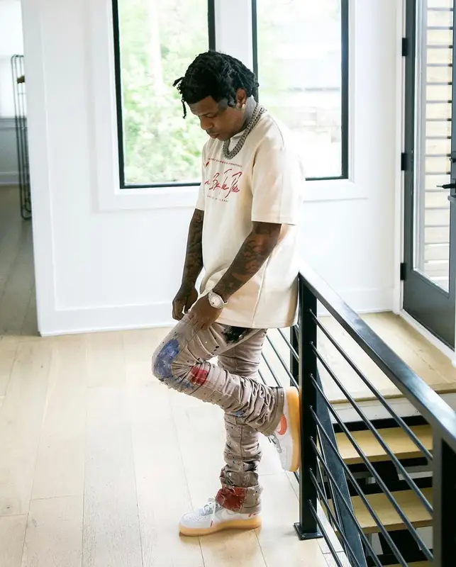 Rylo Rodriguez outfit in Tulones and Nike, 2022