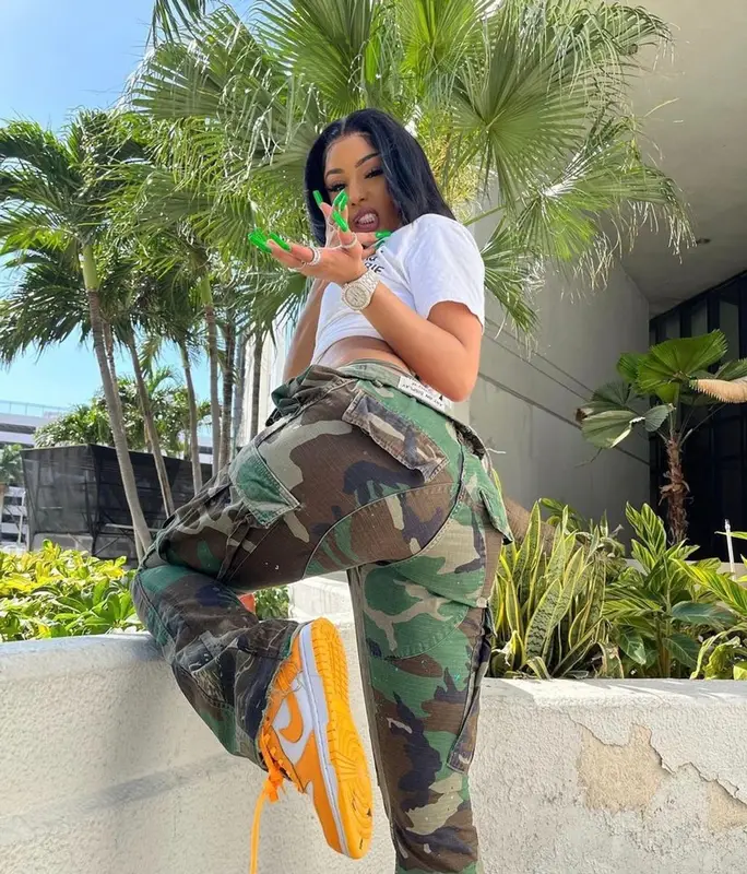 Rubi Rose outfit in Gallery Dept., Nike, and Audemars Piguet, 2022