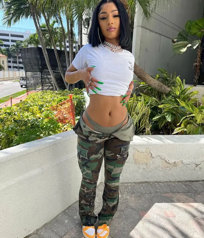 Rubi Rose outfit in Gallery Dept., Nike, and Audemars Piguet, 2022