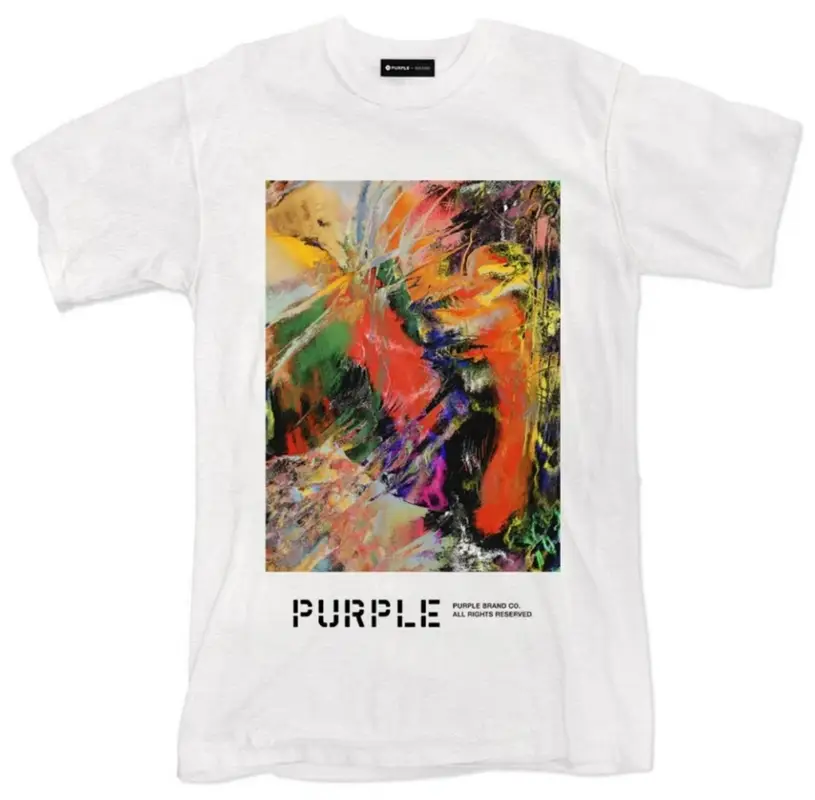 Purple Brand Under The Sun Ecru P White T-Shirt