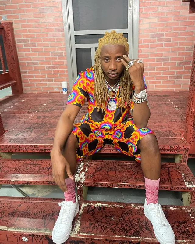 100k Track outfit in Gucci and Nike, 2022