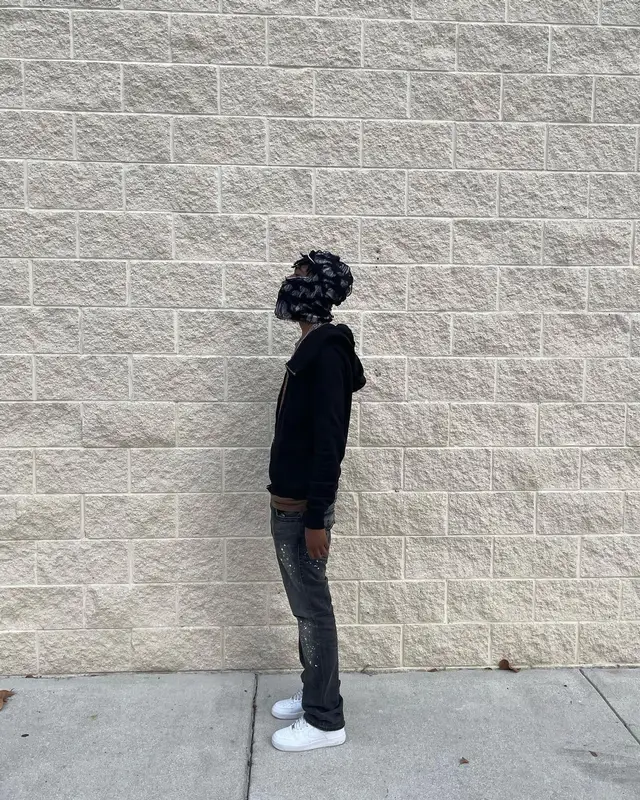 Onlybino outfit in True Religion, Nike, and SANITY!, 2021