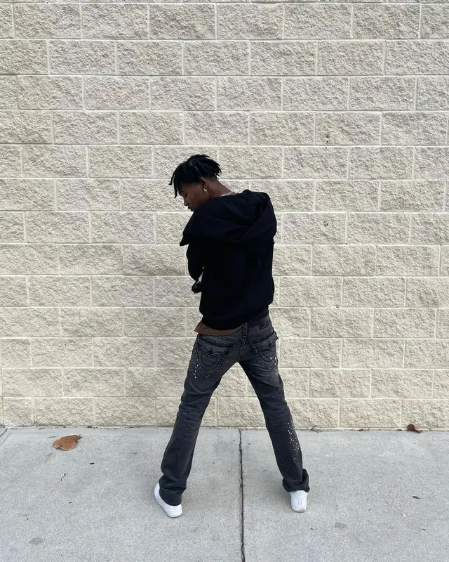 Onlybino outfit in True Religion, Nike, and SANITY!, 2021