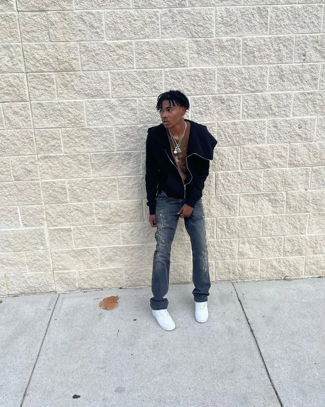 Onlybino outfit in True Religion, Nike, and SANITY!, 2021