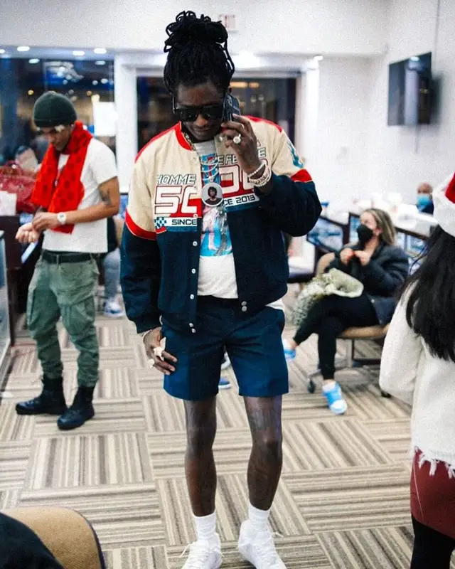 Young Thug outfit in Homme + Femme, 2021