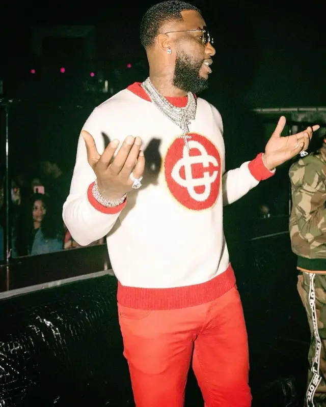 Gucci Mane outfit in Casablanca, Tom Ford, and Cartier, 2022