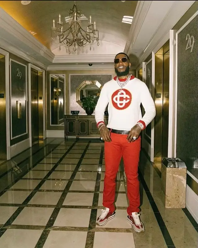 Gucci Mane outfit in Casablanca, Tom Ford, and Cartier, 2022