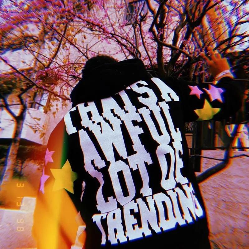 Lil Gotit outfit in Awful Lot of Cough Syrup and Coi Leray Merch, 2022