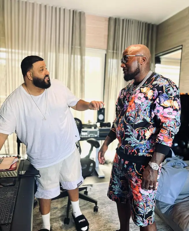 DJ Khaled outfit in Ralph Lauren, Jordan, and Nike, 2022
