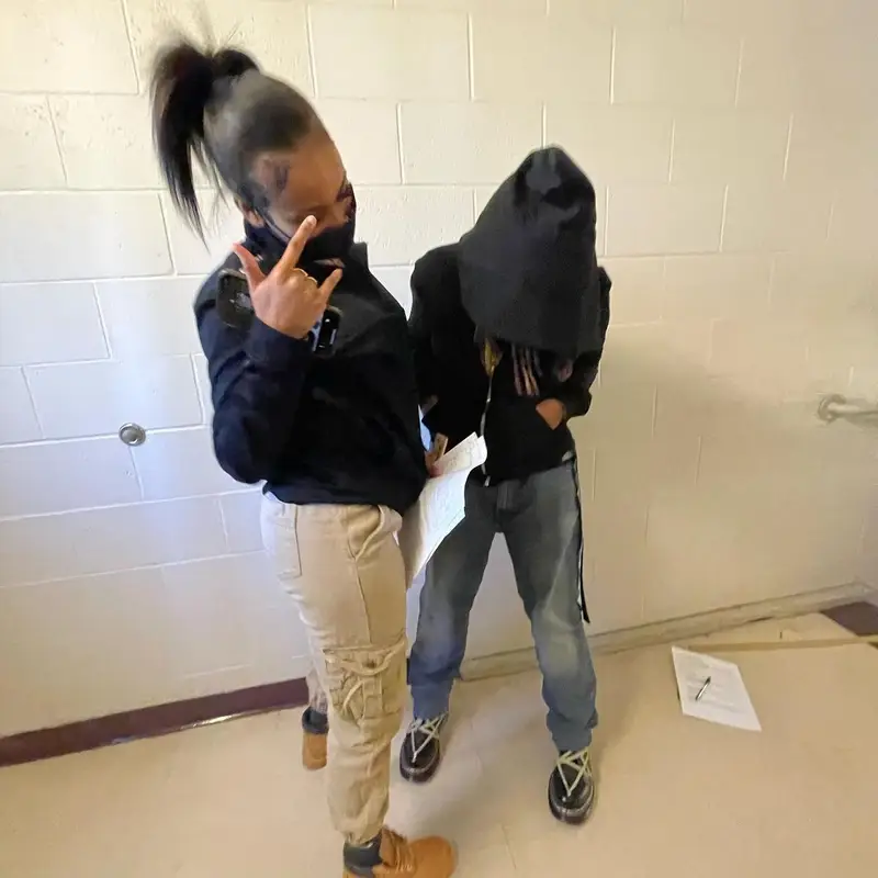 Maajins outfit in Rick Owens, Levi’s, and No Name, 2022