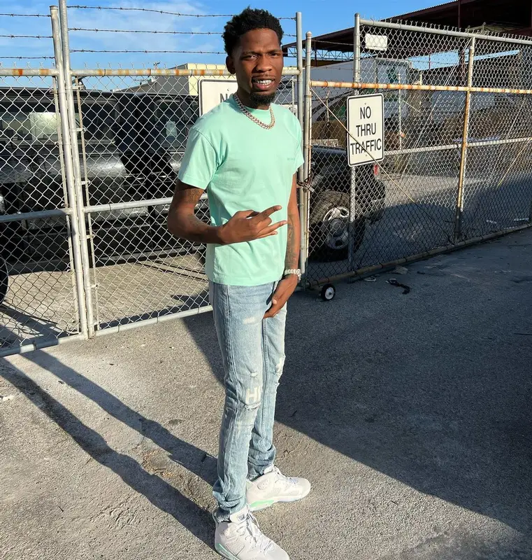 BlocBoy JB outfit in Balenciaga, Ksubi, and Jordan, 2022