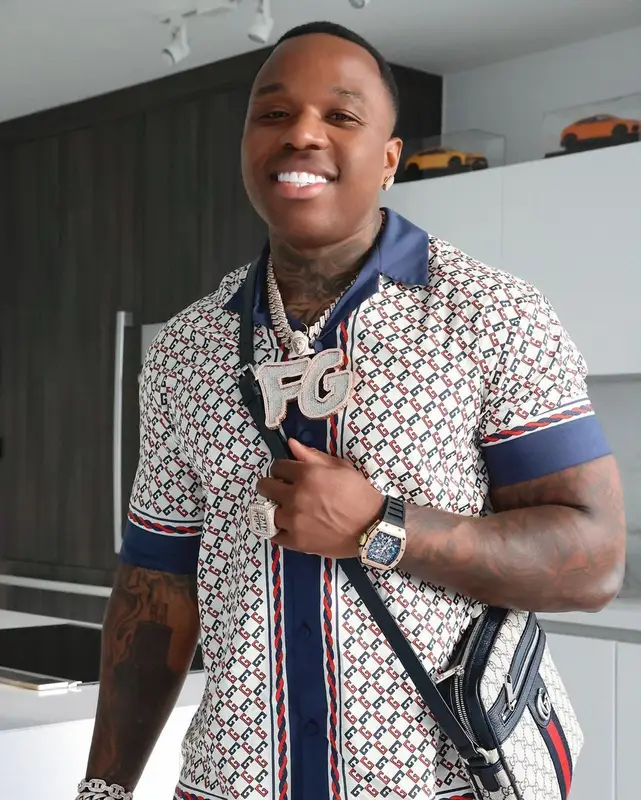 BandMan Kevo outfit in Gucci and Goyard, 2022