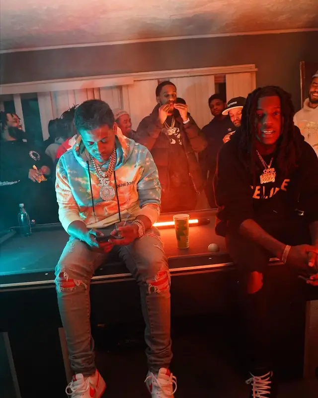 OMB Peezy outfit in Celine, Amiri, and Alexander McQueen, 2022