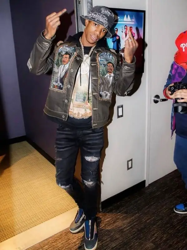 A Boogie Wit Da Hoodie outfit in Barriers, Amiri, and Who Decides War, 2022