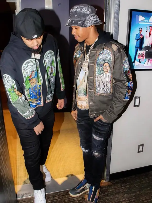 A Boogie Wit Da Hoodie outfit in Barriers, Amiri, and Who Decides War, 2022