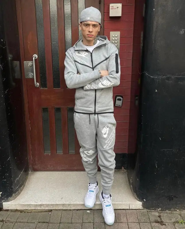 Central Cee outfit in Nike and Jordan, 2022