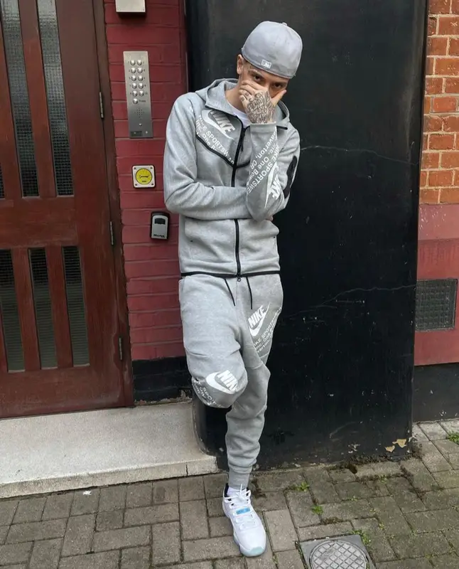 Central Cee outfit in Nike and Jordan, 2022