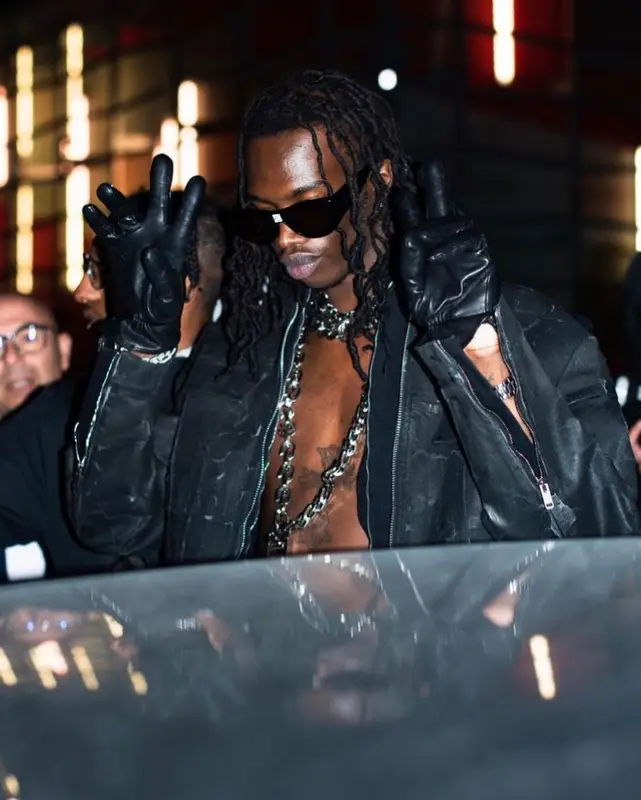 Lancey Foux outfit in Givenchy, 2022