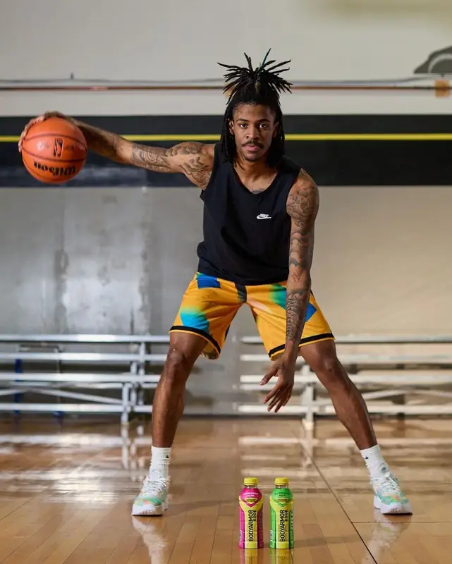 Ja Morant outfit in Nike, 2022