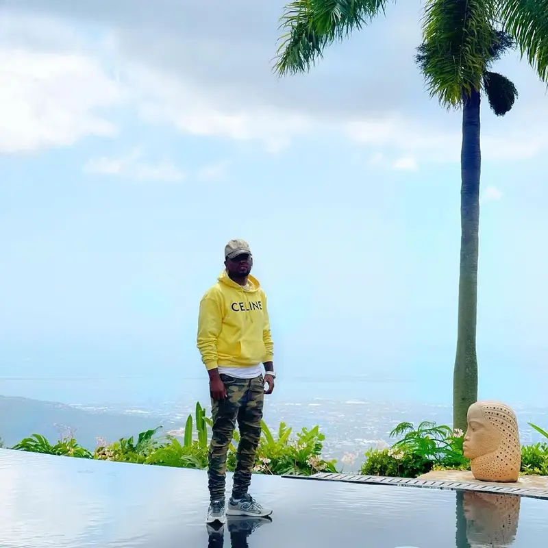 London On Da Track outfit in Celine, Dior, and Louis Vuitton, 2022