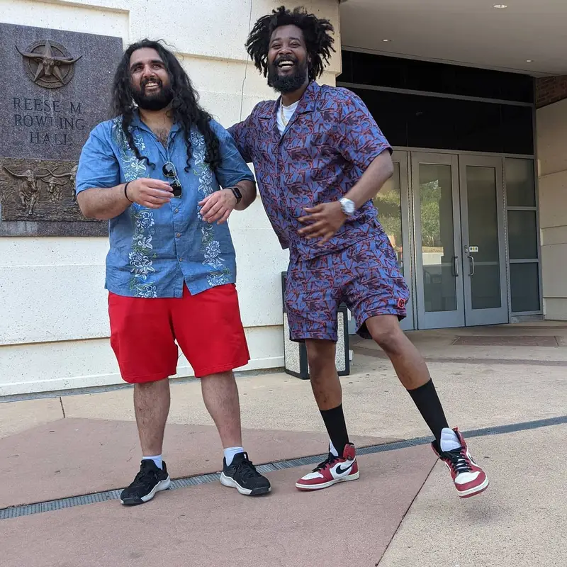 Danny Brown outfit in Guess, Nike, and Babylon, 2021